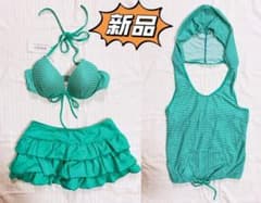 水着3点セット〜レディース(新品LLサイズ)のサムネイル