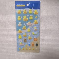 アヒルのキャラクターシールセットのサムネイル
