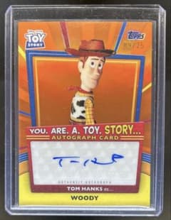 Topps トイストーリー ウッディ トム・ハンクス 直筆サインカード