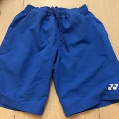 YONEX テニス ハーフパンツ ブルー　ユニ　国体のサムネイル