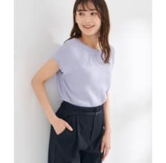 【新品・未使用】Stola.　半袖リブニット　ラベンダーのサムネイル