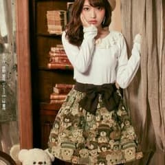 ♡夢展望♡値下げ♡テディベアスカート♡のサムネイル