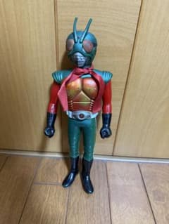 当時物ポピー仮面ライダースカイライダー筑波洋 面取れソフビ昭和