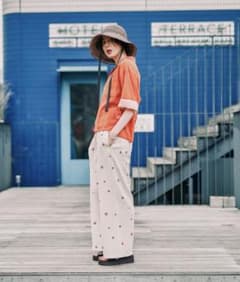 ニコアンド DRYクシュイージーパンツ 【WEB限定】プチハナ M - メルカリ