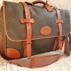 使用感少な目 マルベリー 大容量 旅行用 ボストンバッグ レザー PVC カーキ m80017255740_1.jpg?1734758428