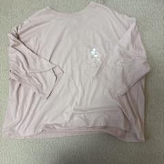 ミッキーマウス ポケット付き 半袖Tシャツ ピンクのサムネイル