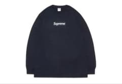 Supreme box logo l/s tee NAVYのサムネイル
