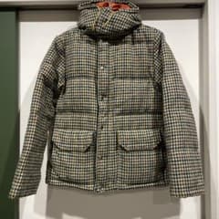 希少 ノースフェイスxハリスツイード ウールダウンジャケット 別注