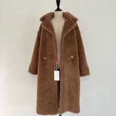 新品未使用 定番ベアロングコート テディコート ライトブラウン - メルカリ