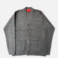 50-60s ジャンセン Jantzen モヘアカーディガンM マルチ杢カラー