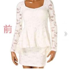 美品 デイライルノアール ペプラムレースセットアップのサムネイル