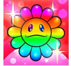 【村上 隆】 108 Flowers Trading Card版画 レインボーのサムネイル