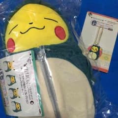 《値下げ致しました》一番くじ ねぶくろピカチュウ カビゴンのサムネイル