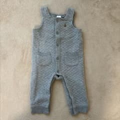 babyGap グレー キルティングロンパース 12-18ヶ月のサムネイル