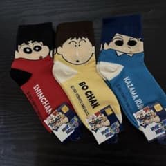 新品未使用 クレヨンしんちゃん 靴下 レディースのサムネイル