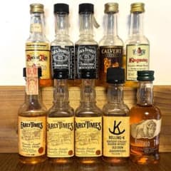 バーボンウイスキー ペットボトル ミニボトル 10本セットのサムネイル