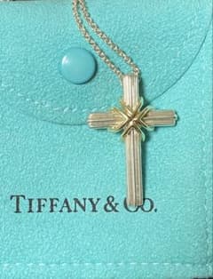 お値下げ中】TIFFANY＆Co. ティファニー シグネチャークロスネックレス 