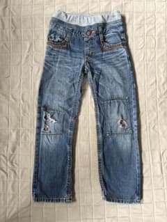 EDWIN 503 BT キッズ デニムパンツ スマイル刺繍のサムネイル