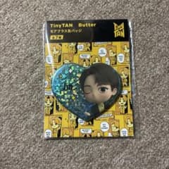 TinyTAN Butter 하트형 배지 Jin