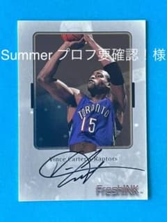 ビンス（ヴィンス）カーター オートカード Fleer Showcase サインのサムネイル