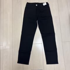 ブラックスリムフィットロングパンツ 160センチ　H &Mのサムネイル