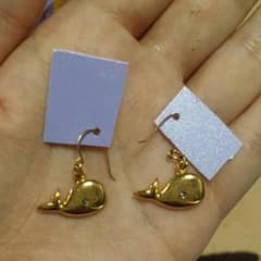 K18くじらピアス！フックピアス♪のサムネイル