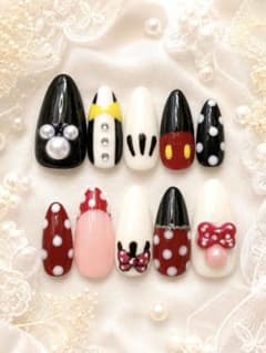 ディズニー風ネイルチップのサムネイル