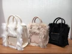 MIIA ♡ 新品未使用 ファーBAG ホワイトのサムネイル