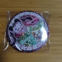 キミとアイドルプリキュアビッグホログラム缶バッジ　メロロン&プリルンのサムネイル
