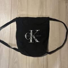 Calvin Klein Jeans ブラックリュック　黒　ナップサック　y2kのサムネイル