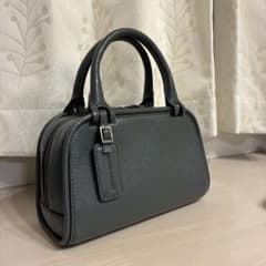 マザーハウス レン 2way ハンドバッグ ショルダーバッグ グレー - メルカリ