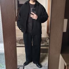 90s OLDGAP ウールブルゾン ブラック L 短丈 - メルカリ