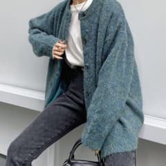 最終値下げ PAGEBOY(ページボーイ)シャギークルーカーディガンのサムネイル