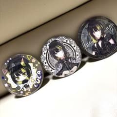 シャニマス 斑鳩ルカ めろきゅん モノクローム 缶バッジ - メルカリ