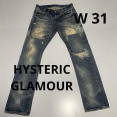 HYSTERIC GLAMOUR ストレートデニム W 31 ダメージ加工 - メルカリ