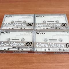新品未使用　SONY Metal Master 60 カセットテープ 4本セットのサムネイル
