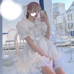 ꒰ 完売品 ꒱ lilLilly マシュマロチュニックワンピース white♡ airi×Starry☆マシュマロチュニックワンピ☆ホワイト☆リルリリー