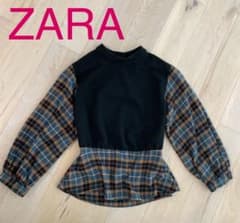 ZARA♡ハイネックへプラムカットソーのサムネイル