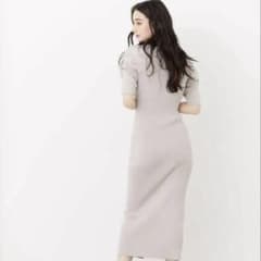 rienda リエンダ　タイト　ロングワンピース　M ニットワンピのサムネイル