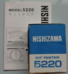NISHIZAWA KIT TESTER アナログテスター MODEL 5220のサムネイル