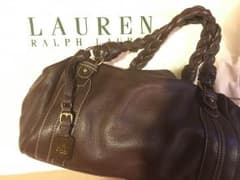 ラルフローレン レザーバッグ 美品のサムネイル