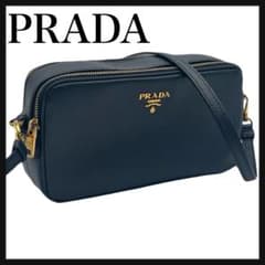 7 美品 PRADA プラダ サフィアーノ ミニショルダー カメラ バック
