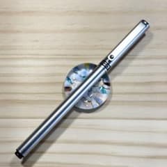 uni　BOXY　水性ボールペン　キャップ式　ステンレスシルバー　廃盤　レトロ