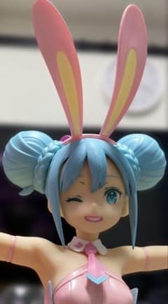 ☆『初音ミク』✨初音ミク✨《ウィンク・パールピンクver.》バニーフィギュア❣️