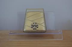 [売約済]Tory Burch スマートフォンカードポケットシャンパンゴールドのサムネイル