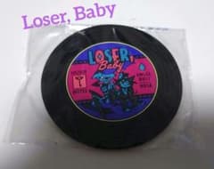 하즈빈 호텔 이치 반 쿠지 G상 레코드풍 고무 코스터 Loser, Baby