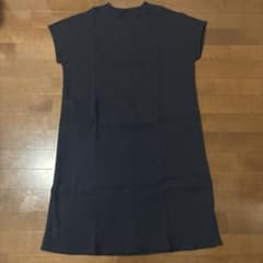 【美品】中川政七商店 高島ちぢみ ポロ襟ワンピース ブルー m80071501980_1.jpg?1771150063