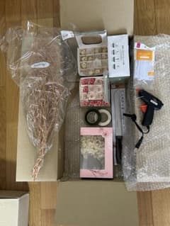 プリザーブドフラワー 花材セット 道具付き まとめ売り②のサムネイル
