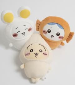 치이카와 카레의 동행자 BIG 봉제인형 컴플리트 3점 세트
