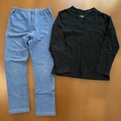 ユニクロ　レギンスパンツ　120 ロンT 長袖シャツ　120 セット売り